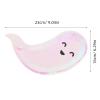 FESTFENDS 8pcs Ghost Shaped Paper Halloween Dinner Plates Festival Party Cake Plates Disposable Dinnerware for Family Gathering view 2