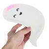 FESTFENDS 8pcs Ghost Shaped Paper Halloween Dinner Plates Festival Party Cake Plates Disposable Dinnerware for Family Gathering view 3