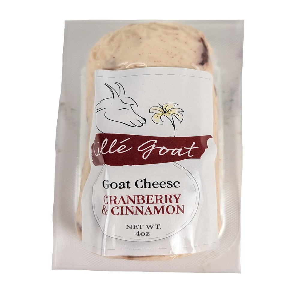 Cranberry & Cinnamon Goat Cheese 4 oz (Pack of 4)
