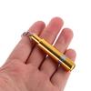 AMUSLESUR Metal Cigar Punch Tool with Keyring Portable Gold Metal Hole Puncher for Cigars Outdoor Travel view 3