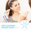 STAHAD 6pcs Silicone Ear Spoon Tips Set Replaceable Soft Earwax Removal Tools for Visible Cleaning Reusable Ear Wax Digger Scoops Suitable for Home view 3