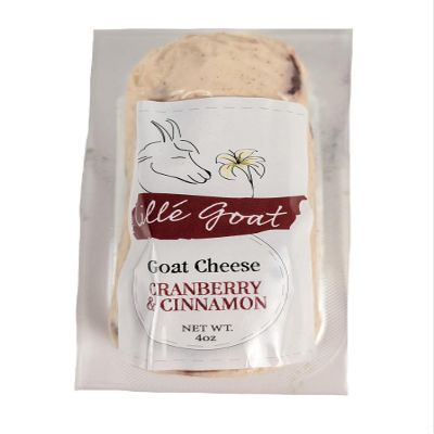 Cranberry & Cinnamon Goat Cheese 4 oz (Pack of 2)