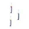 BATHVEVE 3pcs Toothbrush Set with Soft Bristles, Cartoon Oral Care Tool for Ages 3-12, Manual Training Toothbrushes in Blue, Yellow, and Red for Dental Cleaning Random Color view 1