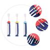 HEALEEP s Toothbrush 3pcs Soft Bristles Cleaning Toothbrushes for Ages 3-12, Cartoon Colorful Manual Dental Care Brushes for Teeth Training Random Color view 3