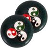 ARTIBETTER Metal Hand Massage Balls Set 47mm Cloisonn Enamel Baoding Balls for Hand Exercise Stress Relief Therapy and Relaxation Tools with Colorful Yin-yang Design view 1
