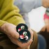 ARTIBETTER Metal Hand Massage Balls Set 47mm Cloisonn Enamel Baoding Balls for Hand Exercise Stress Relief Therapy and Relaxation Tools with Colorful Yin-yang Design view 4