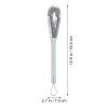 TIDTALEO Long Handle Cup Brush Nylon Bristles L-Shaped Bottle Cleaner Brush for Water Bottles Mugs and Glassware Kitchen Cleaning Tool Mint Green view 2
