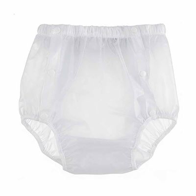Reusable Incontinence Briefs Side Snap Closure, TPU Waterproof Adult Diaper Cover for Travel, Swimming, Post-Surgery Recovery