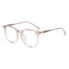 Firmoo Blue Light Glasses for Women/Men, Stylish Big Frame Blue Light Blocking Glasses for Computer, Pink Clear, KBT7277 1.25x view 1