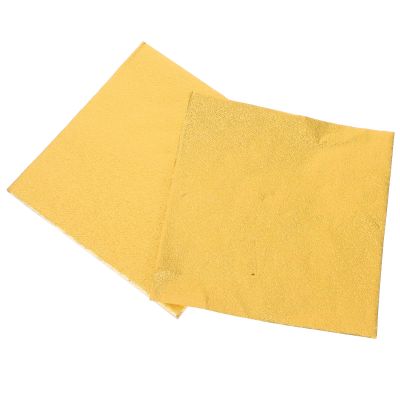 SAFIGLE 100pcs Gold Aluminum Foil Wrappers 15cm Square Chocolate Candy Treats Packaging Sheets for Tea Cake Wrapping and Sweets Storage
