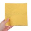 SAFIGLE 100pcs Gold Aluminum Foil Wrappers 15cm Square Chocolate Candy Treats Packaging Sheets for Tea Cake Wrapping and Sweets Storage view 4