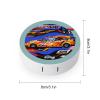BTCOWZRV Speed Racing Extreme Sports Contact Lens Case with Mirror, Portable Contact Lens Box with Solution Bottle, Glasses Travel Holder with Tweezers, Contact Case Storage for Women Men view 2