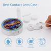 BTCOWZRV Speed Racing Extreme Sports Contact Lens Case with Mirror, Portable Contact Lens Box with Solution Bottle, Glasses Travel Holder with Tweezers, Contact Case Storage for Women Men view 3
