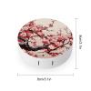 BTCOWZRV Japanese Floral Cherry Blossom Contact Lens Case with Mirror, Portable Contact Lens Box with Solution Bottle, Glasses Travel Holder with Tweezers, Contact Case Storage for Women Men view 2
