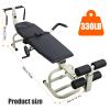 Adjustable Full Body Traction Table, Massage Cervical Traction Bed Table, Lumbar Traction Device with High Pillow Cushion & Ergonomic Handwheel, Portable Neck Stretcher Cervical Traction Device view 2