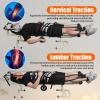 Adjustable Full Body Traction Table, Massage Cervical Traction Bed Table, Lumbar Traction Device with High Pillow Cushion & Ergonomic Handwheel, Portable Neck Stretcher Cervical Traction Device view 3
