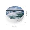 BTCOWZRV Niagara Falls Contact Lens Case with Mirror, Portable Contact Lens Box with Solution Bottle, Glasses Travel Holder with Tweezers, Contact Case Storage for Women Men view 2