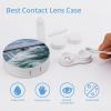 BTCOWZRV Niagara Falls Contact Lens Case with Mirror, Portable Contact Lens Box with Solution Bottle, Glasses Travel Holder with Tweezers, Contact Case Storage for Women Men view 3