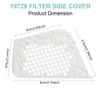 1 PC Filter Side Cover for Resmed AirSense 10/AirStart 10/AirCurve 10 with 10 Pack Filters Replacement CPAP Supplies and Accessories view 2
