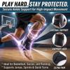 2 Pack Ankle Brace Adjustable Lace Up Support Sleeve Basketball Stabilizer Straps Compression Braces for Men Women Running Soccer Sprained Recovery Lightweight Breathable Protector(Purple) view 3