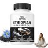 2026 Purely Ethiopian Black Seed Oil Capsules,Ethiopian Black Seed Oil, Organic Cold Pressed, Non-GMO, Gluten-Free, Premium Black Cumin Seed Oil, 60 Softgels(1 Bottle) view 1