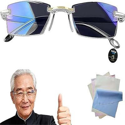 2026 New Clarity Blue Auto Focus Glasses Self Adjusting for Women Men, Blocker Clarity Glasses (1pcs)