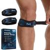 Patella Tendon Knee Straps 2 Pack for Pain Relief, Patellar Support Stabilizer Brace for Running, Hiking, Soccer, Basketball, Jumpers Knee, Tennis, Tendonitis, Volleyball & Squats, Men&Women(Blue) view 1