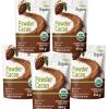 452g/5pack, (5 Lbs - 80 Oz), Ultra-Fine Organic Cacao Powder Gourmet Baking Grade, Non-Alkalized Pure Cocoa for Brownies & Cookies, Dairy-Free, Vegan Certified, Resealable Bag view 1