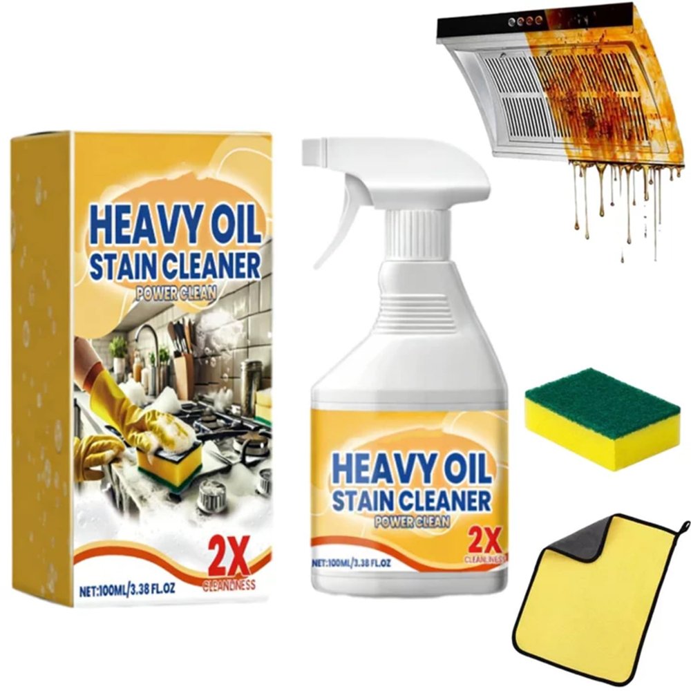 Mavlimu All in One Cabinet Cleaner, Kitchen Cabinet Cleaners and Polishers, 3.38 Oz All Purpose Kitchens Heavy Oil Cleaning Agent, For Stove,Oven,Dishwasher,Appliances (1)