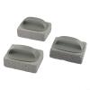3-Pack Pool Cleaning Pumice Stone & BBQ Grill Cleaning Block, Handheld Scrubber for Removing Hard Water Stains, Grease & Burnt Marks, Safe on Tile and Grate, Gray(3pcs) view 1