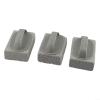 3-Pack Pool Cleaning Pumice Stone & BBQ Grill Cleaning Block, Handheld Scrubber for Removing Hard Water Stains, Grease & Burnt Marks, Safe on Tile and Grate, Gray(3pcs) view 2