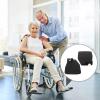 TEHAUX Replacement Wheelchair Footplates 1 Pair Elevating Footrest Stable Footrest for Elderly and Patient Mobility Support view 4