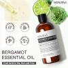 MUNUSNA Bergamot Essential Oil 100ML, 100% Pure Natural Bergamot Oil Premium Grade Aromatherapy Oil for Hair Face Skin Body Care, Diffuser, Massage, Home, Soap and Candle Making view 2