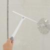 SOESFOUFU Mini 360 Rotating T-Shape Plastic Squeegee for Home Glass, Shower Door, and Bathroom Mirror Cleaning Small Window Squeegee with Handle, Gray, 1pcs for Household Use view 4
