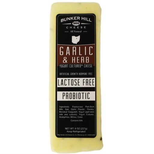 Garlic & Herb Yogurt Cultured Cheese Lactose Free 8 oz