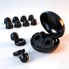 [EBANKJ] Sleep Silicone Earplugs - Ultra Soft Noise Cancelling earplugs for Side Sleepers, Matte Black Surface Suitable for Motorcycle earplugs, Reusable snoring, Travel Hearing Protection view 1