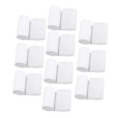 10pcs Disposable Gauze Rolls 8cm X 600cm Bandage Wrap for Emergency First Aid Training and Wound Dressing