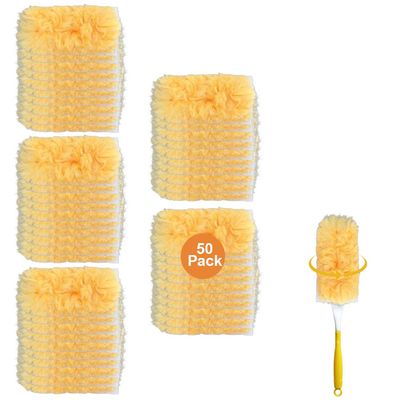 50 Count Heavy Duty Duster Refills, Unscented Disposable Dusters Refill Kit for Cleaning Dusting Furniture Blind Ceiling Fan