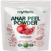 100% Pure Natural Organic Anar Peel Powder (Pumegranate Peel Powder) || 227 Gm/0.5 Lbs || For Hair and Face Care || For Skin ||