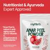 100% Pure Natural Organic Anar Peel Powder (Pumegranate Peel Powder) || 227 Gm/0.5 Lbs || For Hair and Face Care || For Skin || view 3