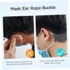 OATIPHO 3 Pcs Gray Mask Extender Strap with Ear Rope Buckle, Long Face Mask Cord Extension for Ear Protection and Relief, Comfortable Fit for Medical and Daily Use view 4