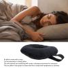 Agatige Ear Piercing Pillow with Hole for Side Sleeper, Soft Breathable Support Reduce Ear Friction Donut Protector Pillow with Strap for Inflammation Pressure, 11x3.5in view 2
