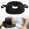 Agatige Ear Piercing Pillow with Hole for Side Sleeper, Soft Breathable Support Reduce Ear Friction Donut Protector Pillow with Strap for Inflammation Pressure, 11x3.5in view 3