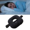 Agatige Ear Piercing Pillow with Hole for Side Sleeper, Soft Breathable Support Reduce Ear Friction Donut Protector Pillow with Strap for Inflammation Pressure, 11x3.5in view 4