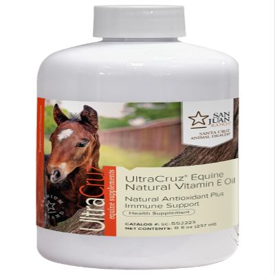 UltraCruz Natural Vitamin E Oil Supplement for Horses, 8 oz