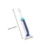 JEWEDECO 3pcs Toothbrush Set Soft Bristles Manual Cartoon Teeth Cleaning Brush for Boys and Ages 3-12 with Blue, Yellow, and Red Colors Random Color view 2