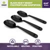 CIAO! Heavy Duty Black Polypropylene Disposable Soup Spoons, Foodservice Bulk Pack 1,000 Count view 2