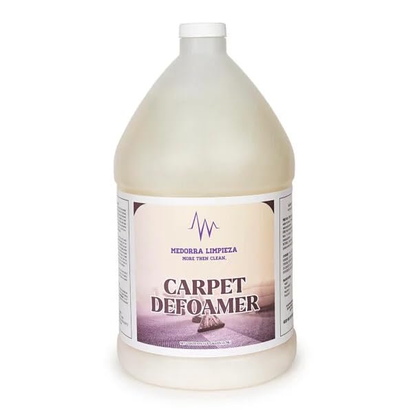 Medorra Carpet Defoamer, Anti-Foam Solution for Carpet Extractors & Cleaning Machines, 1 Gallon (4/Case)