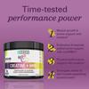 Zhou Creatine Plus HMB Powder - Muscle Growth, Power Support, Endurance, and Exercise Performance Support - BlackBerry Passionfruit Flavor - Vegan, Gluten-Free, Non-GMO - 30 Servings, 10.9 oz view 3