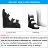1Pcs Drop Foot Brace for Kids Toddler Ankle Foot Orthotics Night Splint, Baby Functional Orthotics & Foot Stabilizer, Improves Standing or Walking (22CM) view 2